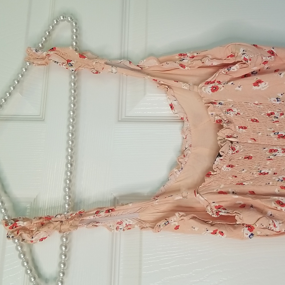Vici Womens Ruffle Spaghetti Strap Sleeveless Floral Maxi Dress Size Med… - Picture 6 of 16